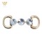 Diamond Garment Parts Decoration For Man's Women Cloth Bag Shoes Belt Buckle Gold Silver Metal Buckle