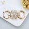 Diamond Garment Parts Decoration For Man's Women Cloth Bag Shoes Belt Buckle Gold Silver Metal Buckle
