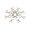 Bra Connector Pearl Bikini Buckle Rust-proof D Buckle Chain Swimsuit Accessories Jean Decorative Chain