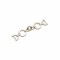 Bra Connector Pearl Bikini Buckle Rust-proof D Buckle Chain Swimsuit Accessories Jean Decorative Chain