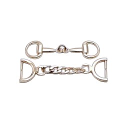Customised Gold Metal Adjust Chain Buckle Waist Band Golden Linked Circle Chain Buckle For Garment