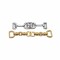 Customised Gold Metal Adjust Chain Buckle Waist Band Golden Linked Circle Chain Buckle For Garment