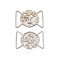 Swimwear Accessories Alloy Irregular Connectors Gold Plated Bikini Hardware Decorative Golden Metal Zinc Alloy Women Belt Buckle