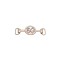 Fashion Rhinestone Buckle Shoes Accessory Custom Brand Charms Chains For Women Dress Rhinestone Bikini Swimwear Connectors