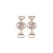 Fashion Rhinestone Buckle Shoes Accessory Custom Brand Charms Chains For Women Dress Rhinestone Bikini Swimwear Connectors