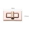 High Quality Handbag Accessories For Bag Parts Metal Buckle For Bag Handbag Hardware Metal Turn Lock Buckle