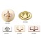 High Quality Handbag Accessories For Bag Parts Metal Buckle For Bag Handbag Hardware Metal Turn Lock Buckle