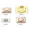 High Quality Handbag Accessories For Bag Parts Metal Buckle For Bag Handbag Hardware Metal Turn Lock Buckle