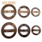 Yiwu Oem Customized Adjustable Slider Natural Round Shoe Coconut Shell Buckles