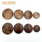 Yiwu Oem Customized Adjustable Slider Natural Round Shoe Coconut Shell Buckles