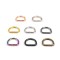 Manufacturer Custom  Alloy Buckles Clasp D Rings Handbag Accessories Bag Straps Metal D Ring For Dog Collar Hardware