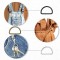 Manufacturer Custom  Alloy Buckles Clasp D Rings Handbag Accessories Bag Straps Metal D Ring For Dog Collar Hardware