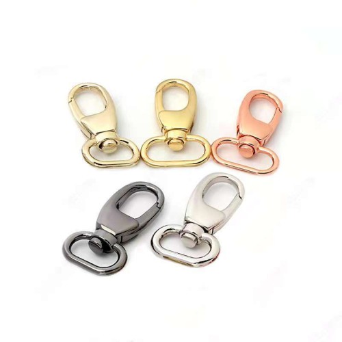 Factory Direct Sale Lan Button 20 Mm Fashion Womens Bag Metal Buckle Hook Buckle Spring Buckle Bag