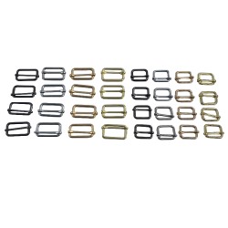 Factory Wholesale Custom Adjustable Buckle Slider Buckles For Bags Belts Metal Bag Hardware Adjustment Buckle