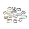 Factory Wholesale Custom Adjustable Buckle Slider Buckles For Bags Belts Metal Bag Hardware Adjustment Buckle