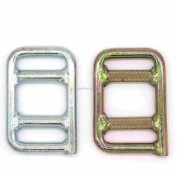 50mm 5000kg Double Bar Buckle One Way Buckle Galvanized Forged One Way Lashing Buckle