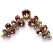 New Metal Crystal Y-shaped Butterfly Shape Ladies Shoes Decoration Accessories Shoe Buckle