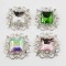 Wholesale Silver Crystal Shoe Clips Hot Sale Bling Metal Square Rhinestone Wedding Bridal Shoe Buckles For Ladies Wholesale Silver Crystal Shoe Clips Hot Sale Bling Metal Square Rhinestone Wedding Bridal Shoe Buckles For Ladies