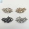 Wholesale Metal Zinc Alloy Leaves Shape Detachable Clear Crystal Shoe Clip For Women Wedding Heels Shoe Buckle Accessory Decor