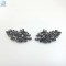 Wholesale Metal Zinc Alloy Leaves Shape Detachable Clear Crystal Shoe Clip For Women Wedding Heels Shoe Buckle Accessory Decor