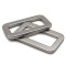 Square-shaped Webbing Belt Buckle Factory Wholesale Custom 9kn Metal Aluminium Fall Protection/harness/safety Belt Accessories