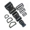 Stroller Buckle Pom Eco-friendly Backpack Accessories Bag Parts Plastic Buckles Wholesale Plastic New Designs Black Color Iso Bs