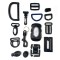 Stroller Buckle Pom Eco-friendly Backpack Accessories Bag Parts Plastic Buckles Wholesale Plastic New Designs Black Color Iso Bs