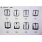 Support Customized High Quality Belt Buckle Stainless Steel Pin Buckle
