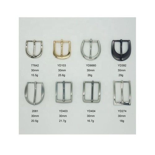 Custom Logo Belt Buckle 10-60mm Men's Belt Buckle Stainless Steel Pin Buckle