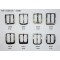 Custom Logo Belt Buckle 10-60mm Men's Belt Buckle Stainless Steel Pin Buckle