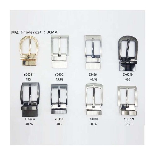 Custom Luxury Metal Brand Belt Buckle Clip Buckle Rotating Buckle For Men And Business People