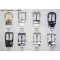Custom Luxury Metal Brand Belt Buckle Clip Buckle Rotating Buckle For Men And Business People