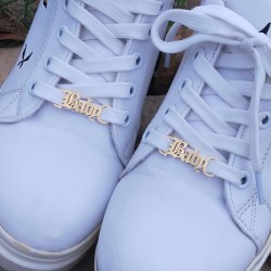 Personalized Custom Name Shoe Buckle Stainless Steel Jewelry Nameplate Buckle Shoe Tags Charms Accessories