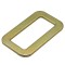 Js Custom Cheap Good 45mm Inner Width Steel Rectangular Slide Buckle White Zinc Plated For Safety Harness Accessories