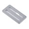 Js Custom Cheap Good 45mm Inner Width Steel Rectangular Slide Buckle White Zinc Plated For Safety Harness Accessories
