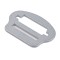 Js Custom Cheap Good 45mm Inner Width Steel Rectangular Slide Buckle White Zinc Plated For Safety Harness Accessories