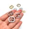 Custom Sandals Bag Zinc Alloy Shoe Accessories Metal Buckles For Shoe