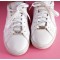 Manufacturer Sneaker Lock Adjustable Wholesale Metal Soft Enamel Letter Lock Custom Logo Metal Charm Shoe Shoelace Lace Locks