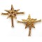 New Arrival Rhinestones Shoe Decorations Stainless Steel Buckle Center Bar Shoe Shoe Hardware Accessories For Flip Flops