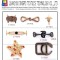 Geometric Shaped Metal Shoe Buckles Contemporary And Chichoe Decorations Buckles For Shoes Alloy Shoe Buckle With Unique Design