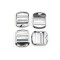 Customized Factory Price Sliver Die Casting Zinc Aluminum Alloy Belt Buckle For Belt