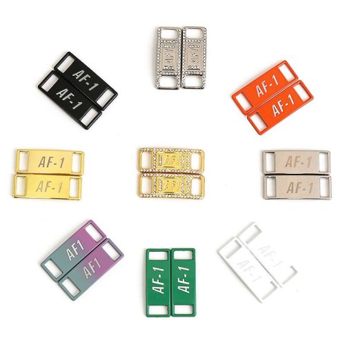 Diamond Shoelace Buckle Sports Casual Shoes Metal Shoe Decoration Fashionable Versatile Unisex Shoe Accessories