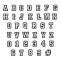 Shoe Decoration Charms Wholesale Number English Letter Buckle Pvc Shoe Flower Charm Shoe Decorative Charms Accessories
