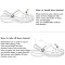 Shoe Decoration Charms Wholesale Number English Letter Buckle Pvc Shoe Flower Charm Shoe Decorative Charms Accessories