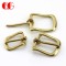 Solid Brass Belt Rectangle Buckle End Bar Heel Bar Buckle Single Pin Belt Half Buckle For Leather Craft Bag Belting Leather