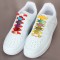 Custom Logo Blank Shoelace Charms Fashion Shoe Accessories Shoe Laces Lock Metal Shoelace Tag Dubraes