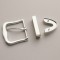 Factory Sale 40mm Metal Buckles With Loop 3 Piece Belt Buckle Set For Leather Belt Conchos For Leather