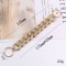 New Acrylic Diamond Studded Chain Hole Shoes Accessories Acrylic Round Bead Chain Hole Shoes Decorative Buckle