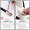 Metal Lock Shoelace Magnetic Buckle Shoelaces Magnetic Lock Shoes Accessories Af1 Sneaker Kits Metal Laces Buckle