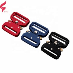 Lihui Factory Wholesale Price 38mm Various Size Shoe Buckle Blue Metal Men Buckles For Shoes Luggage Bags